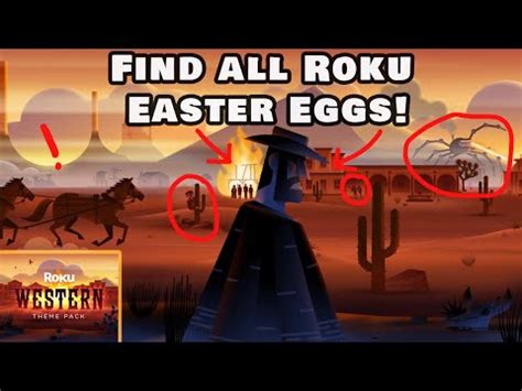 How many can you identify Go By Roku. . Roku western screensaver easter eggs